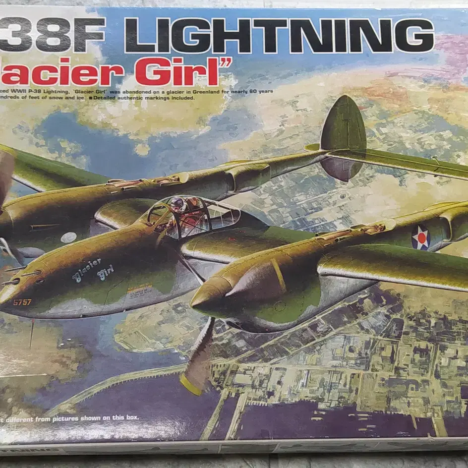 아카데미과학 1/48 P-38F 라이트닝 글래시어 걸