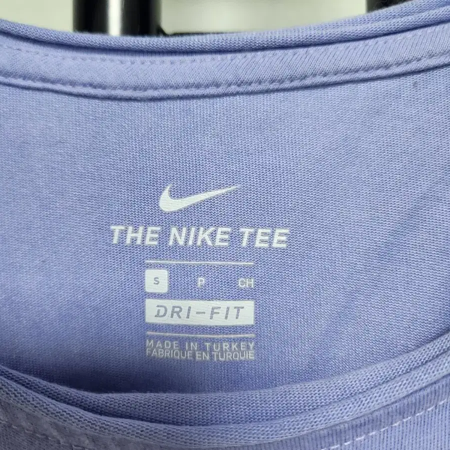 S 나이키 우먼 NIKE 드라이 핏 로고 스티치 슬리브리스