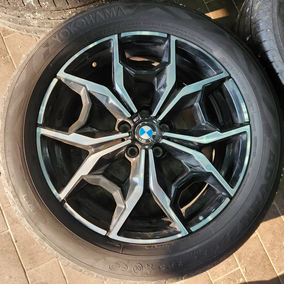 19인치 정품 bmw 신형 x3 x4 887m 순정 중고 휠만 한대분