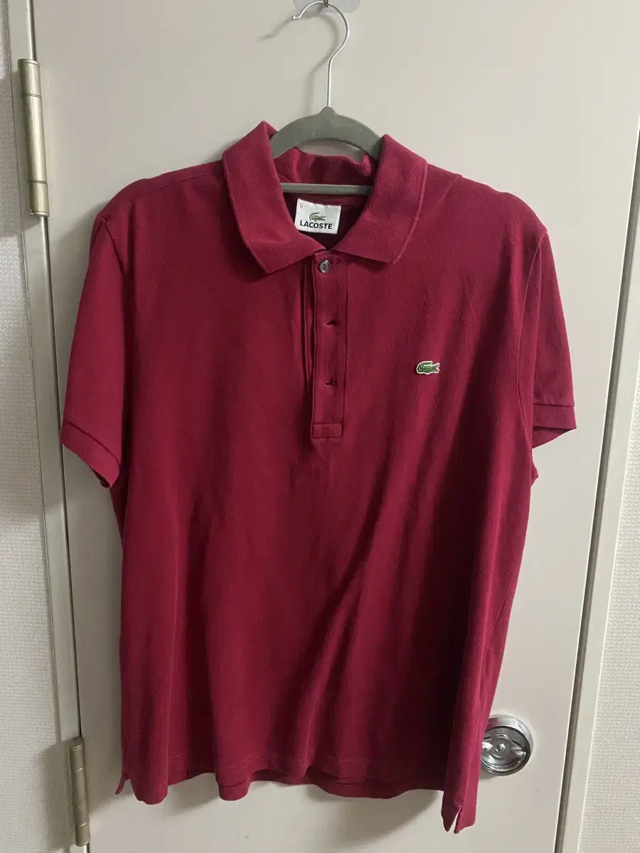 Lacoste Karati (short sleeve) wine color 5 sizes 100-105 (L-XL) sells