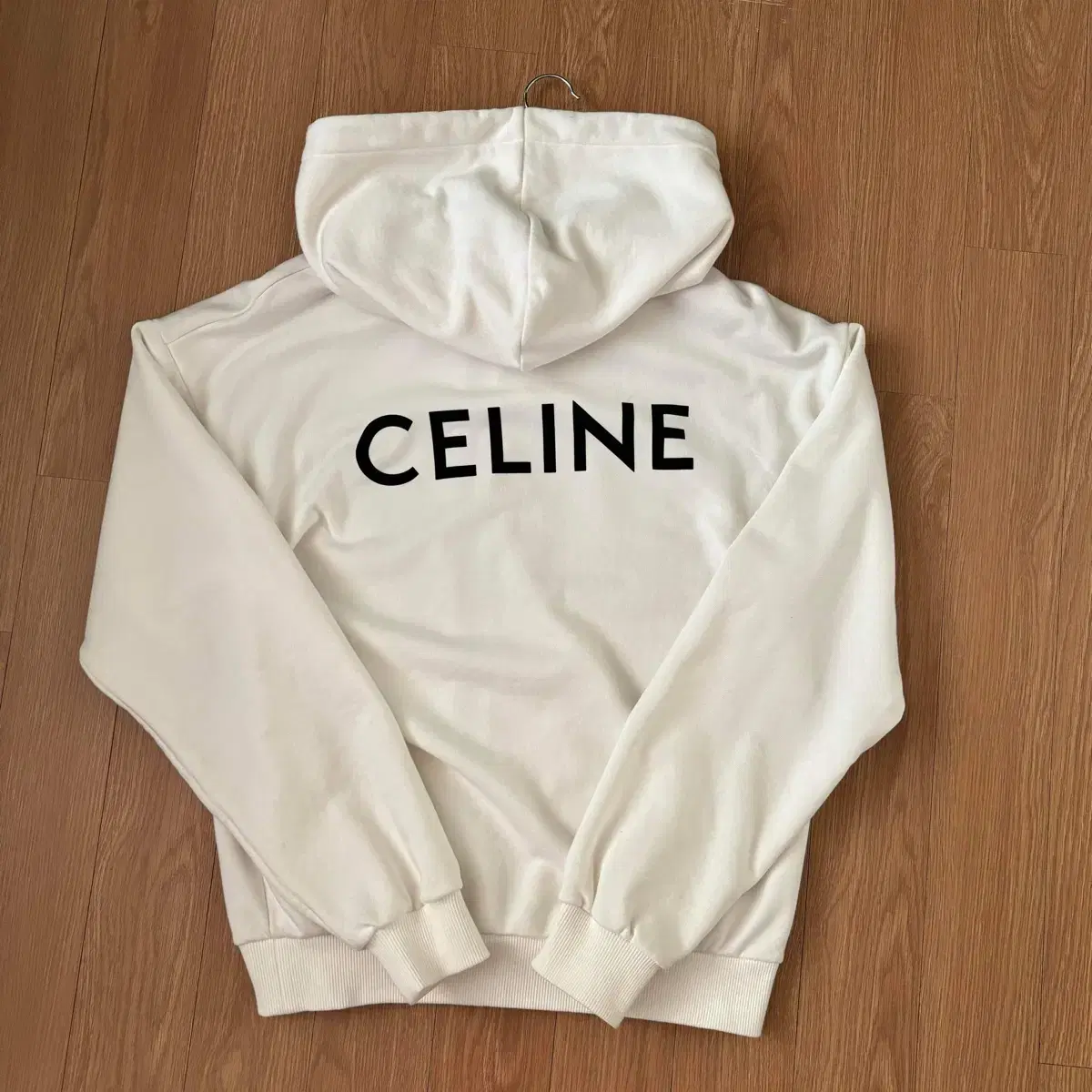 (백화점판)seline back logo hoodie zip up