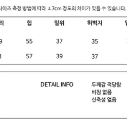 남녀공용 와이드 생지 데님 팬츠 진청 M 사이즈