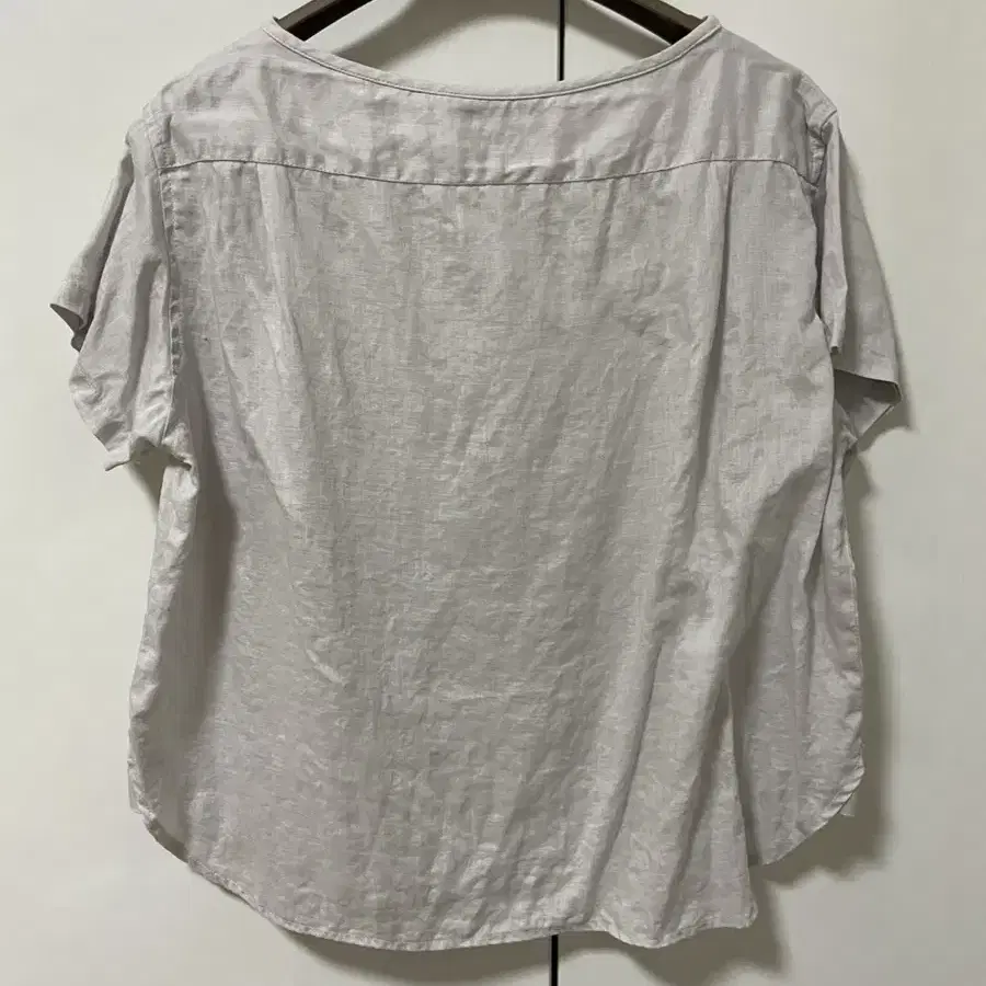 AYU 리넨 블라우스 linen simple blouse