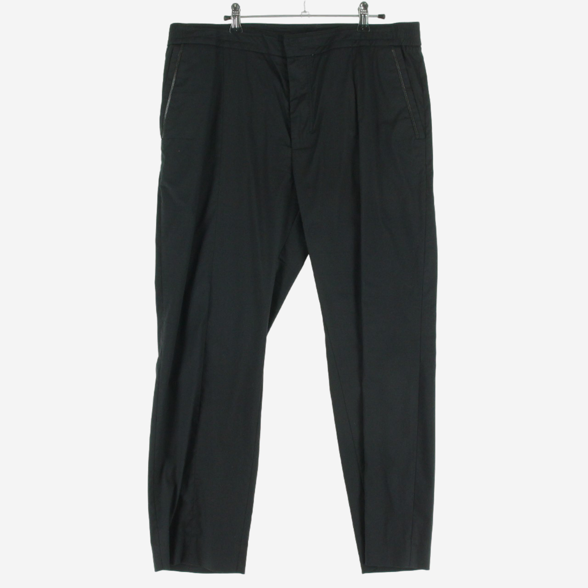 [88-102]System Black Chino Pants Cotton (SW244)