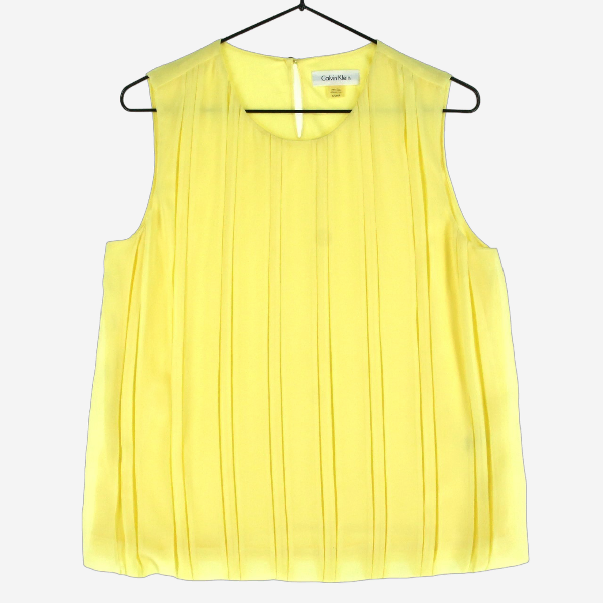 [P]Calvin Klein Yellow Shirt/Blouse (SW229)