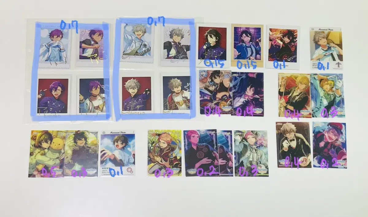 Anstar lay Koga Adonis Kaoru shu mika zuu anniversary klaka nomal rare paschots