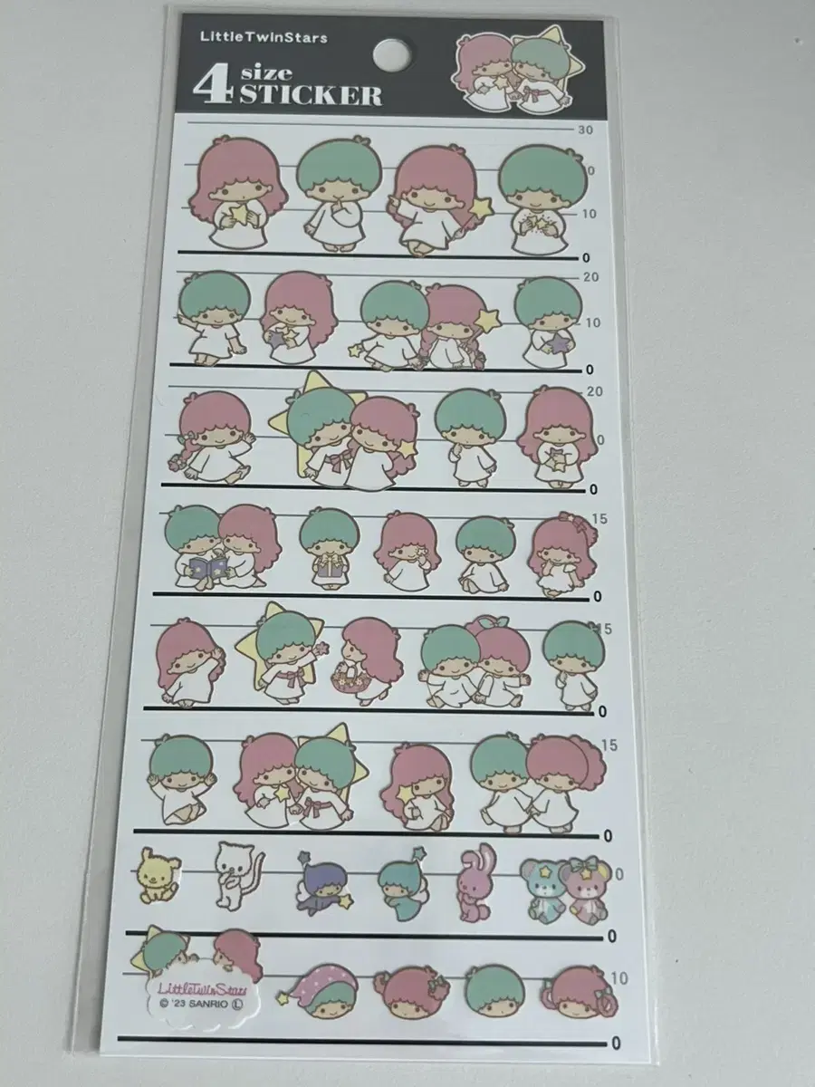 Sanrio Little Twin Stars Size 4 Stickers