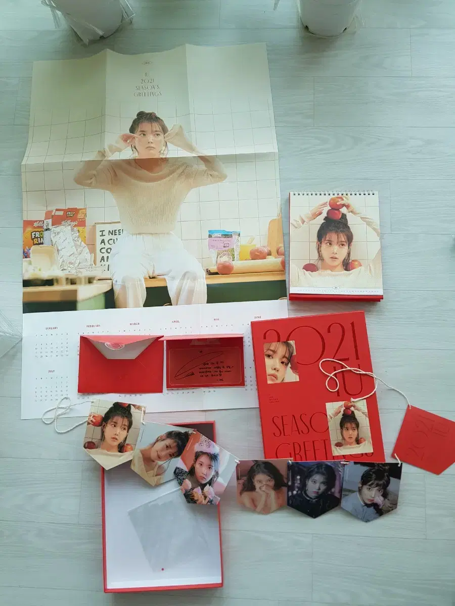 IU 2021 season's greetings (DiaryX) Sells.