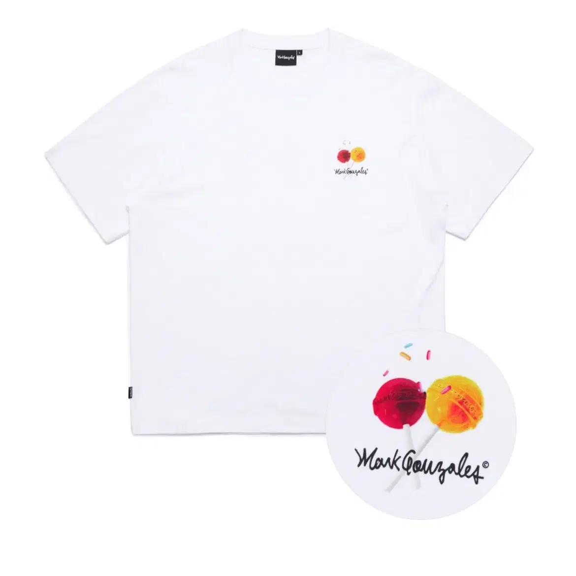 [마크곤잘래스]CANDY GRAPHIC T-SHIRT - WHITE