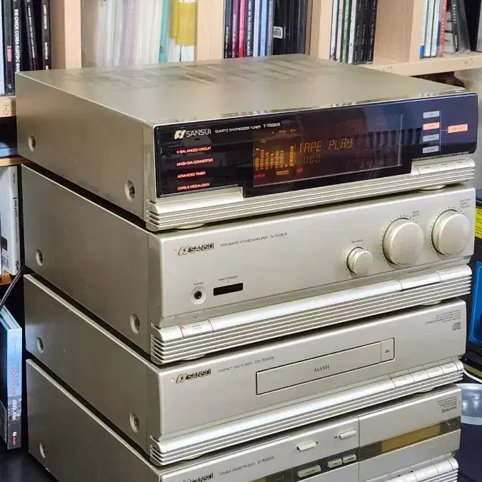 SANSUI 산수이 700XR 앰프 튜너 더블데크 CD