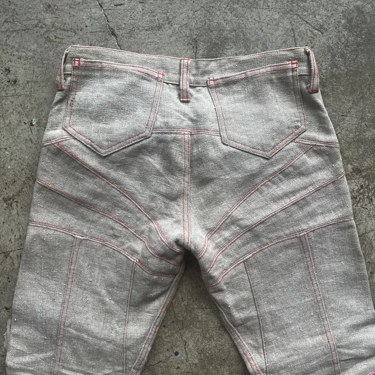 Jumya watanabe 05ss hemp bootcut pants