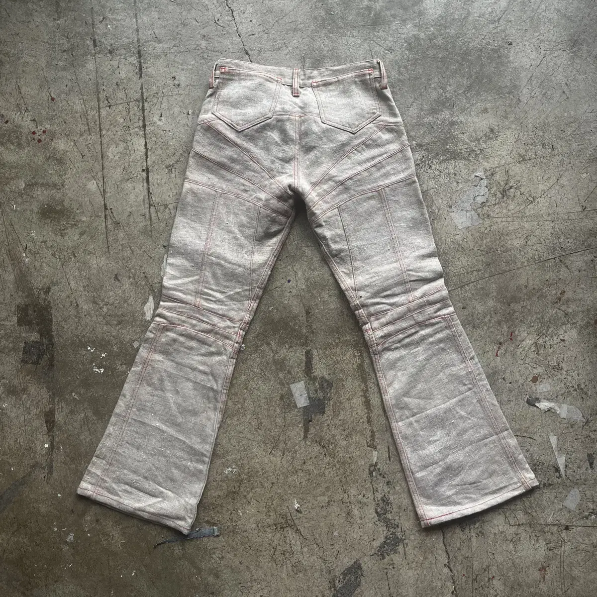 Jumya watanabe 05ss hemp bootcut pants