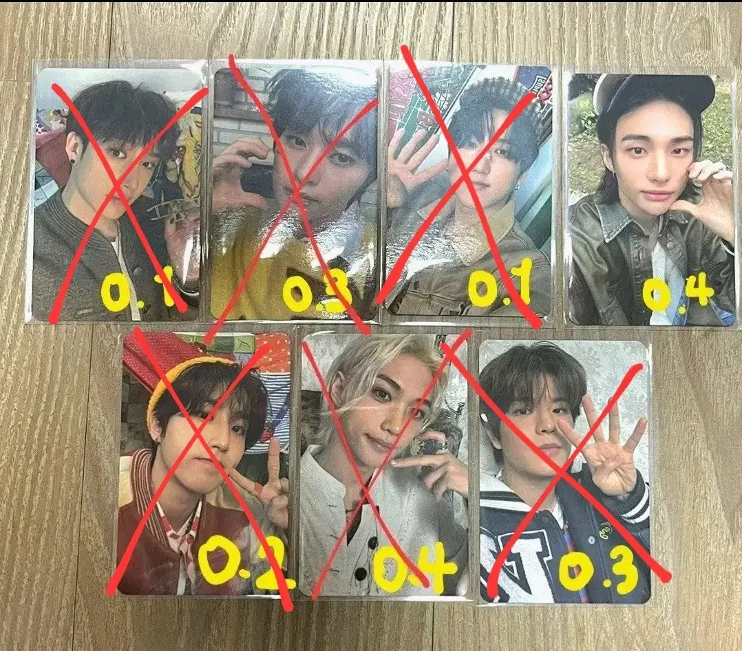 Straykids skz Stay 4 kit photocard lee know hyunjin felix Yongbok Seungmin