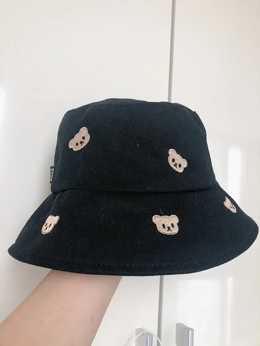 Bear Black Bucket Bungee Hat