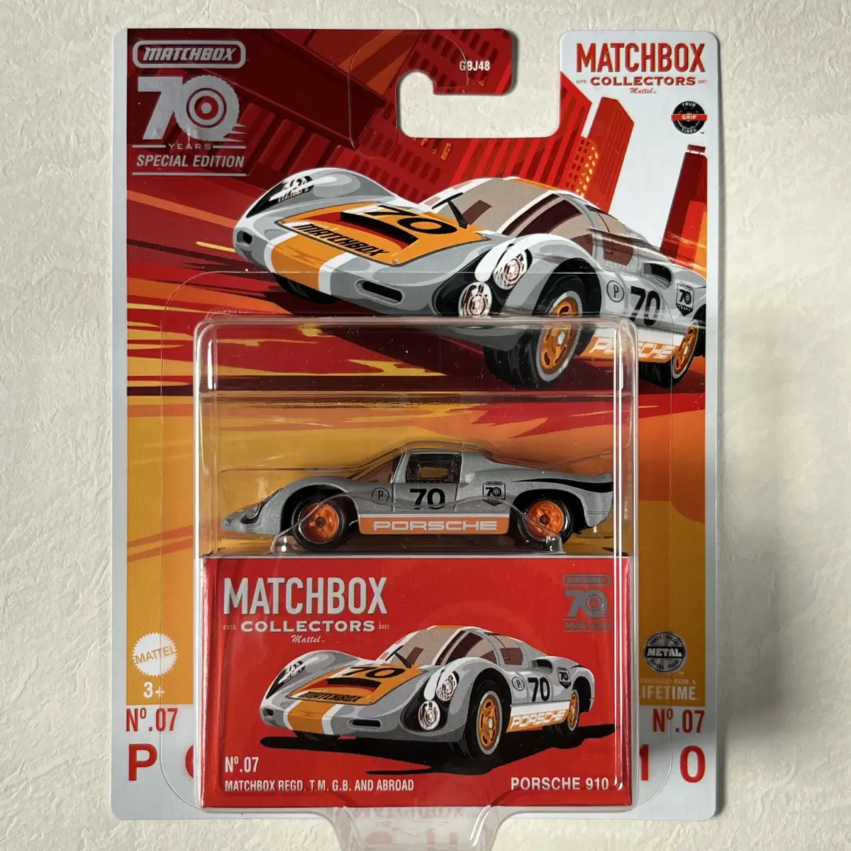 Matchbox 70th Anniversary PORSCHE 910 PORSCHE 910 Hot Wheels