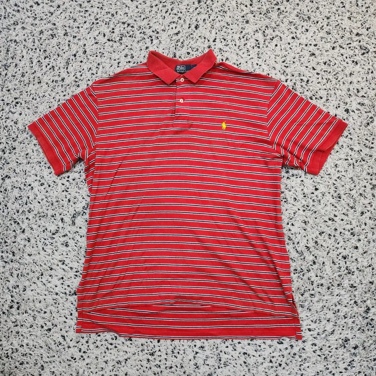 [XL] Polo Stripe Short Sleeve Karati