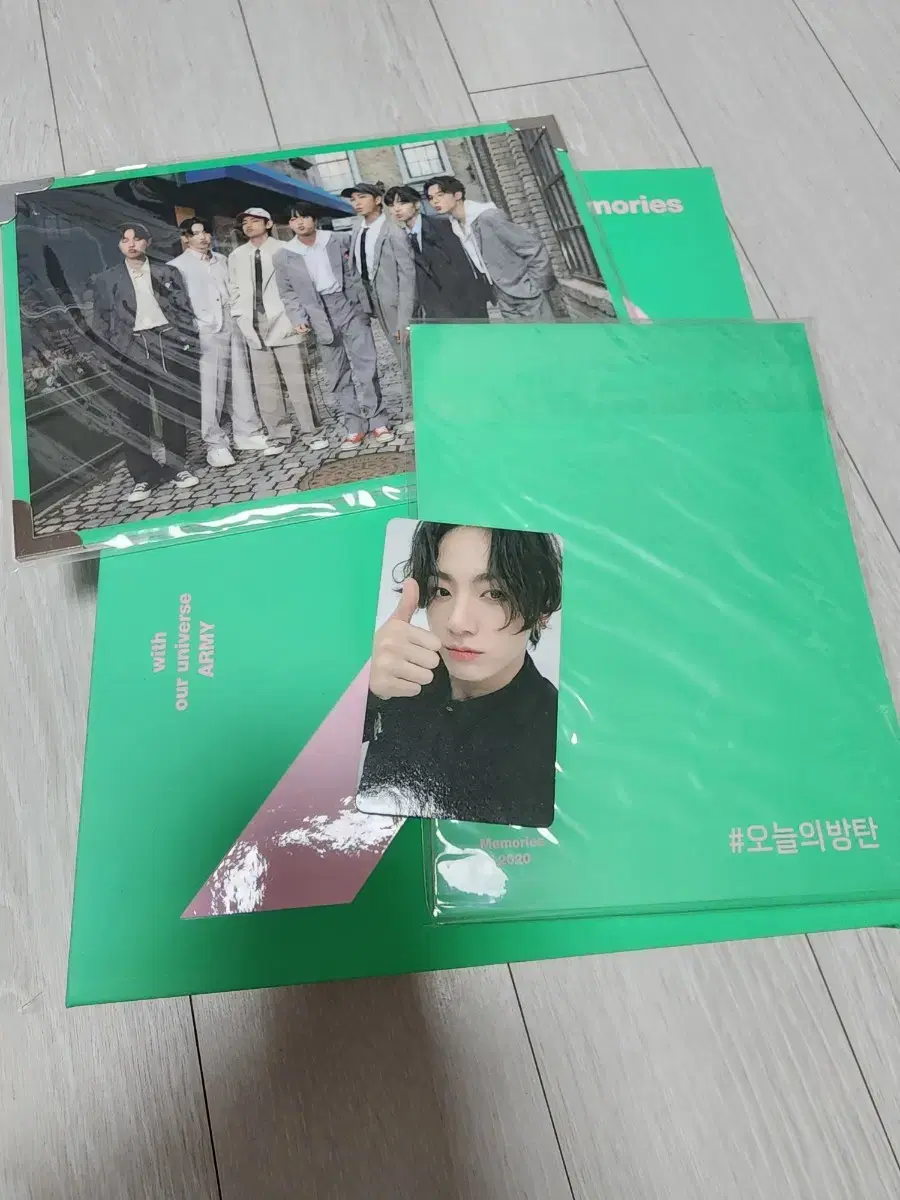 BTS bangtan 2020 Memories DVD dvd pre-order benefit w/ photocard Jungkook