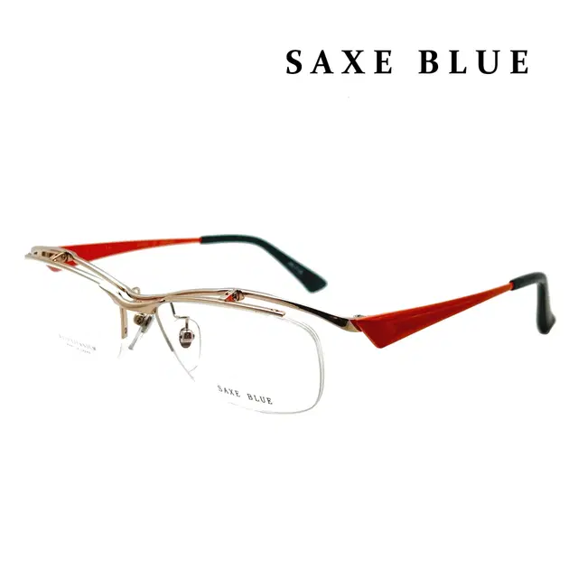 SAXE BLUE 사각 명품 삭스 블루 티타늄 안경 안경테 SB-7112