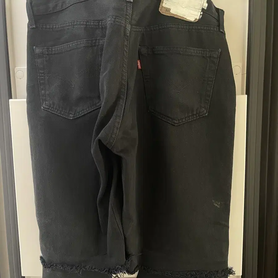 올드파크 2way jeans 블랙 초레어 사이즈 2xl