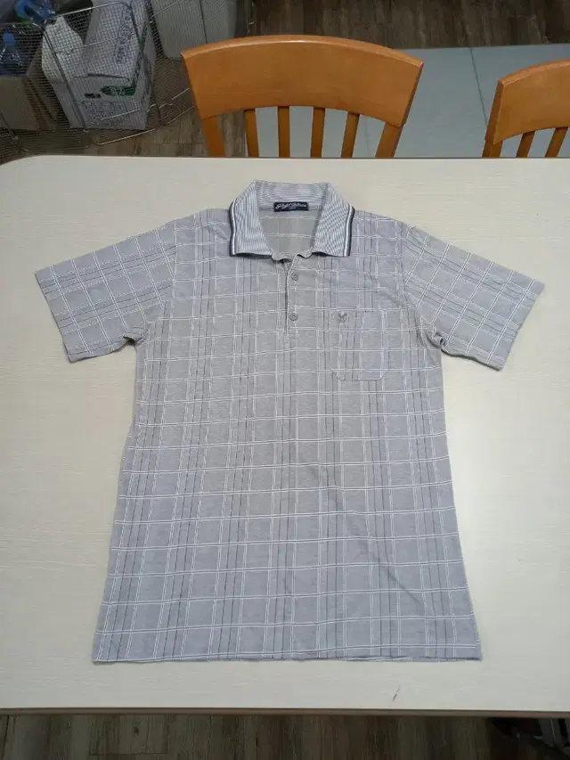 XL105 GolfWear 면 반팔티셔츠 그레이 XL-285