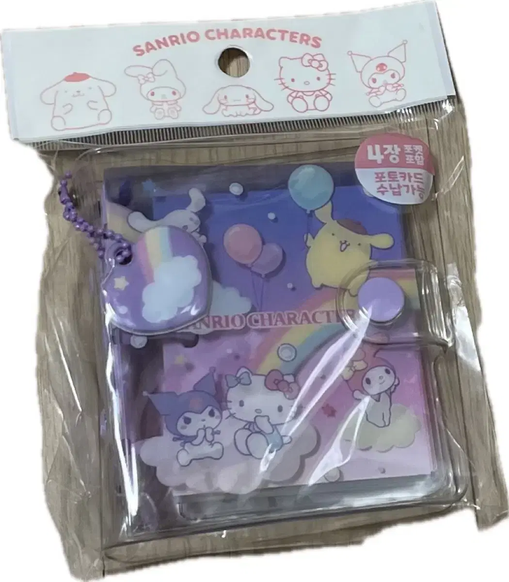 Sanrio Kitty Kuromi Pompompurin Characters 3 Ball Mini Diary collect book Photoka