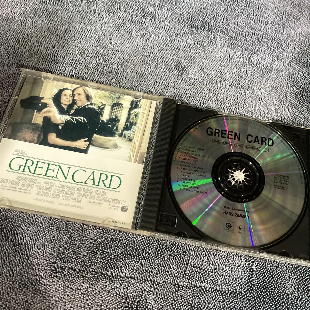 [중고음반/CD] 그린 카드 Green Card 영화음악 OST 한스짐머