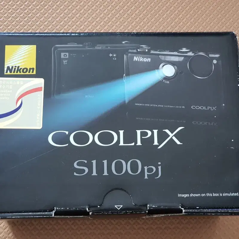 니콘 쿨픽스 s1100pj 블랙 16GB메모리 충전기 카메라케이스