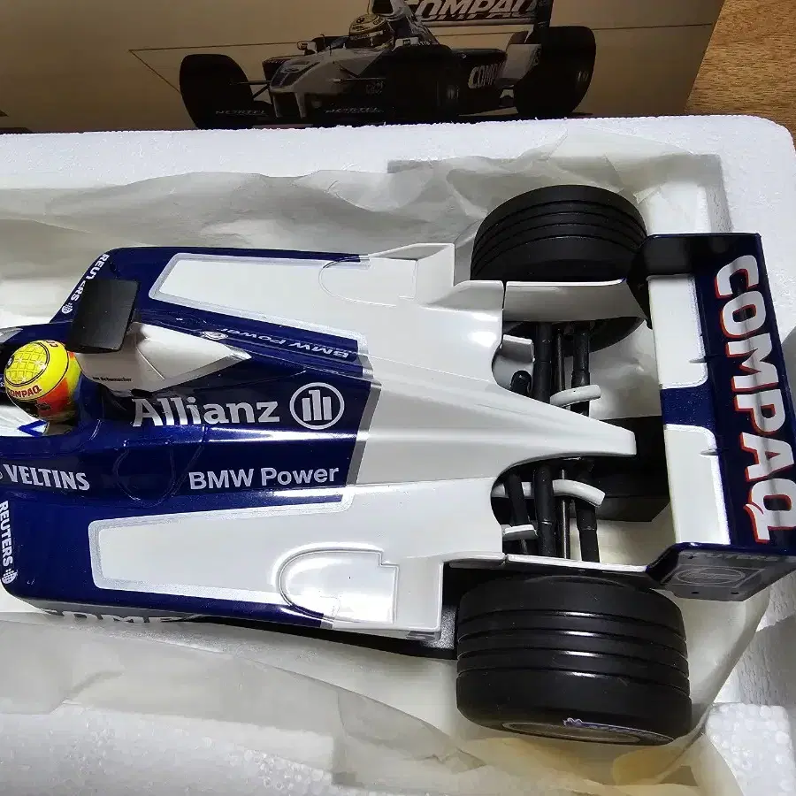 1/18 빅스케일 WILLIAMS F1 BMW F22 경주 자동차 다이캐