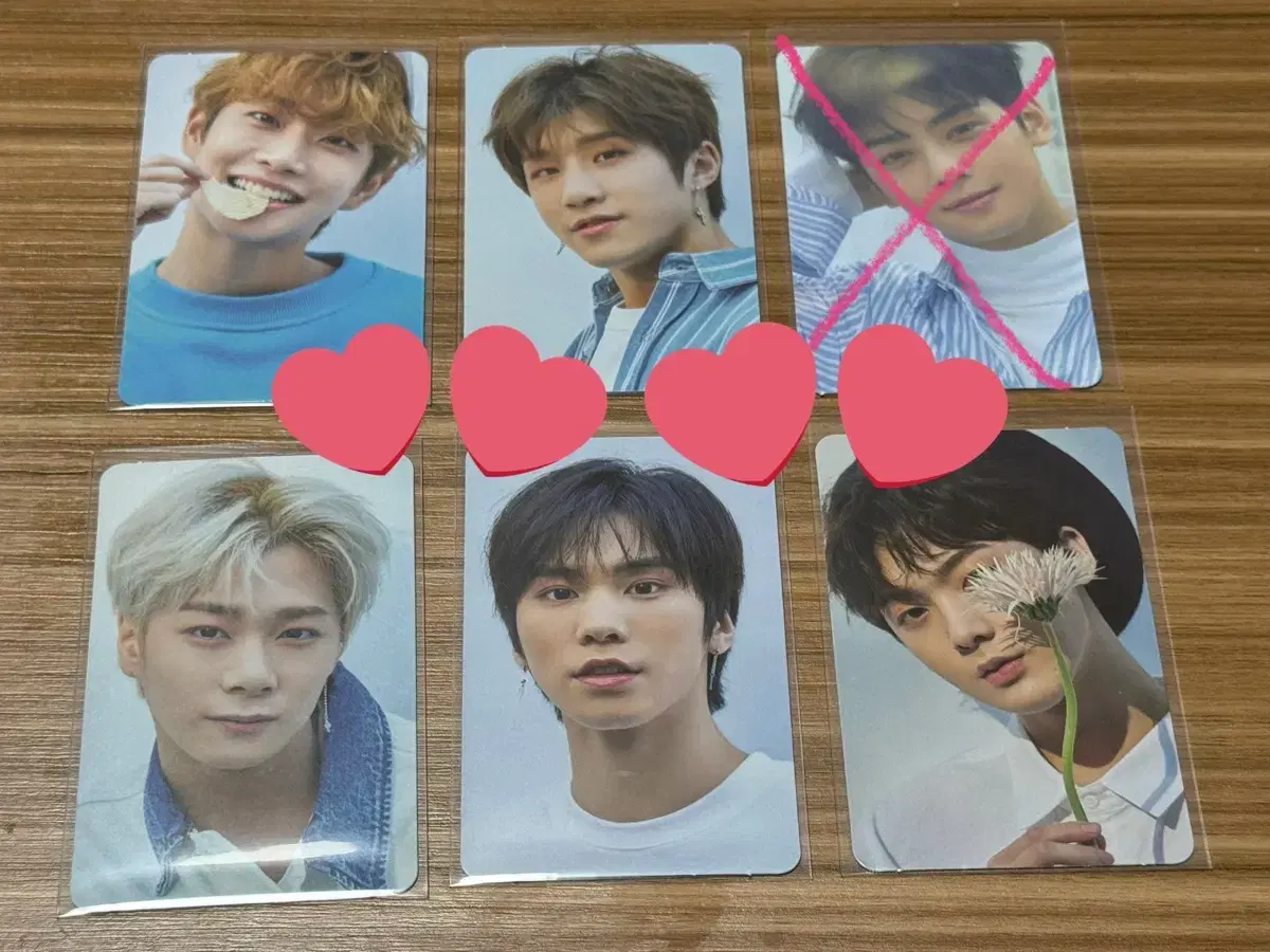 Astro seasons greetings md photocard mj jin jin cha eunwoo moonbin rocky Yoon Sanha