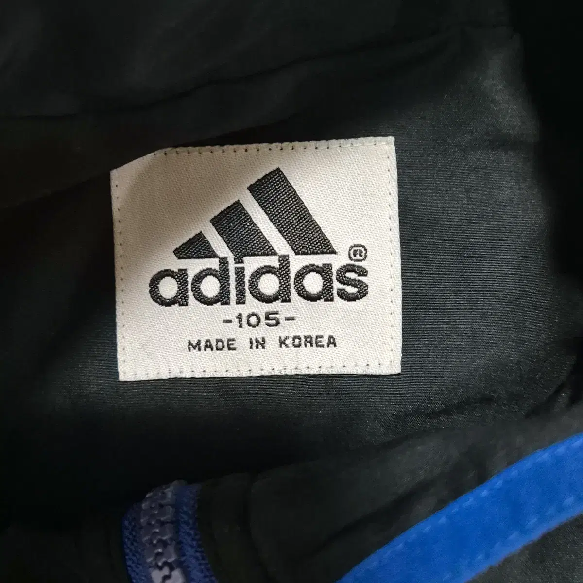 ADIDAS 아디다스 올드스쿨 블루 블랙 아푸스 바람막이 점퍼