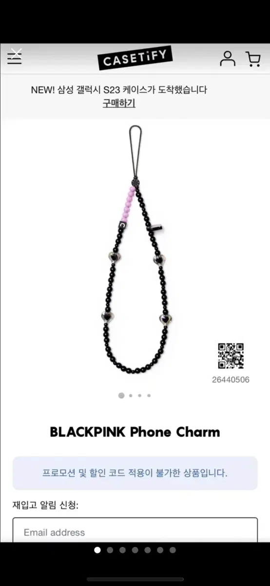 Edition of Castify Strap black pink 