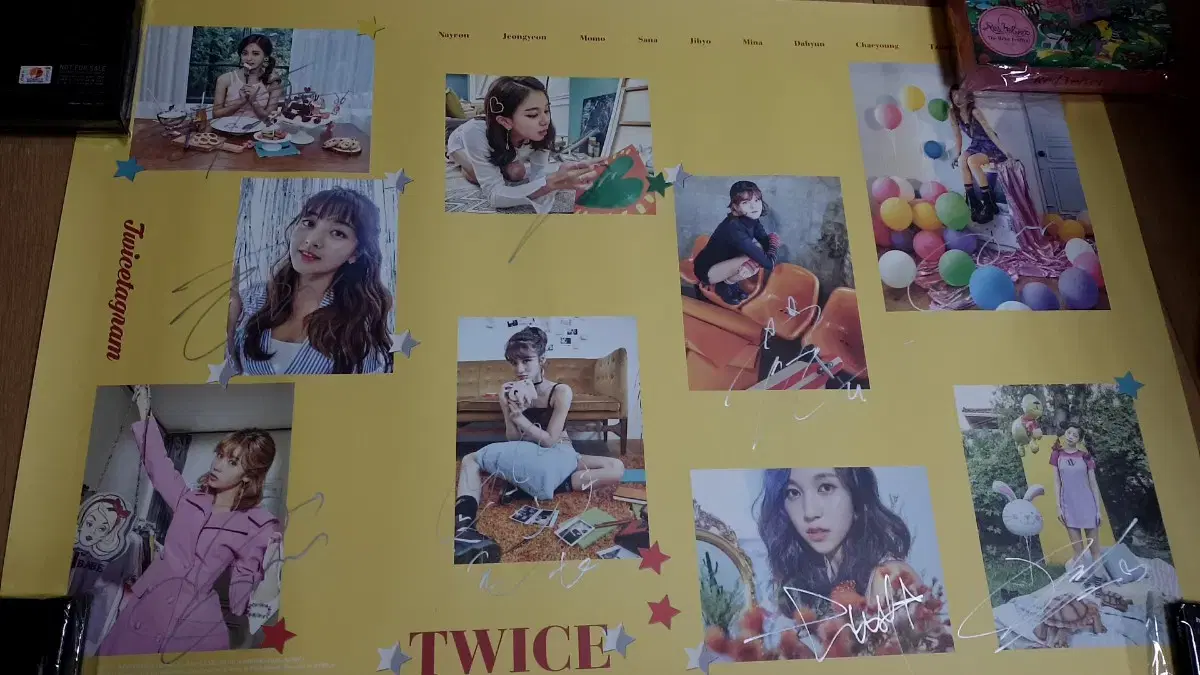 Twice sign signature poster TWICE