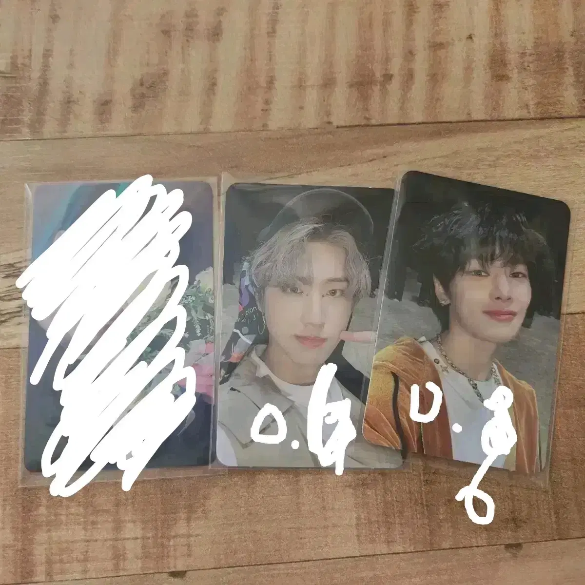 skz unreleased photocard bang chanaien han wts