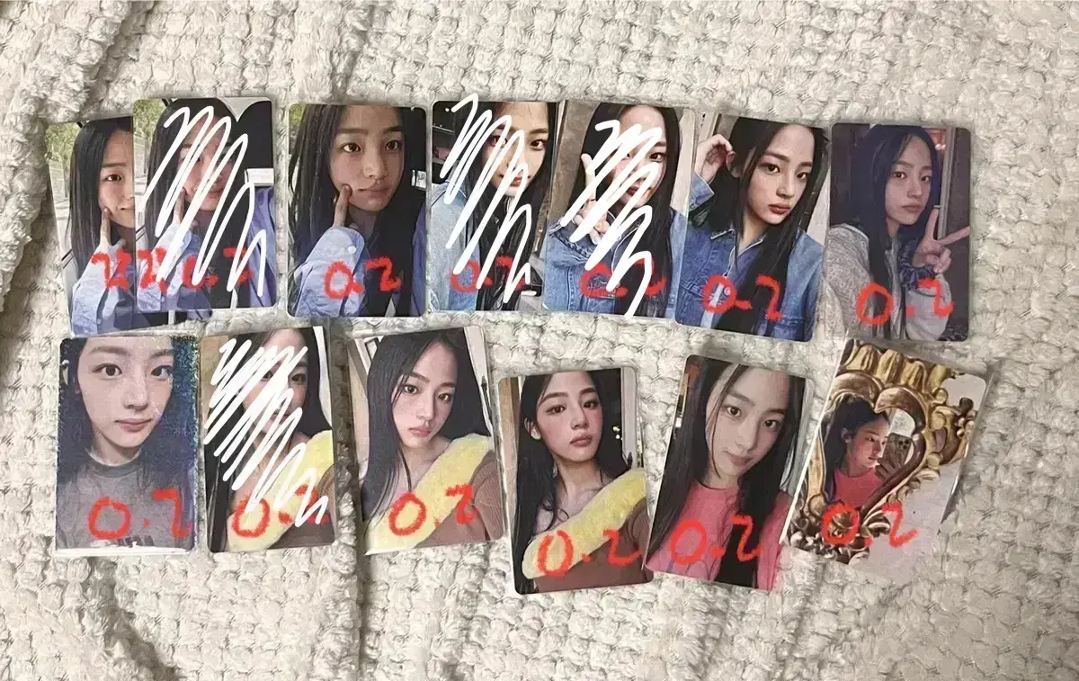 New Jeans Blue book minji photocard