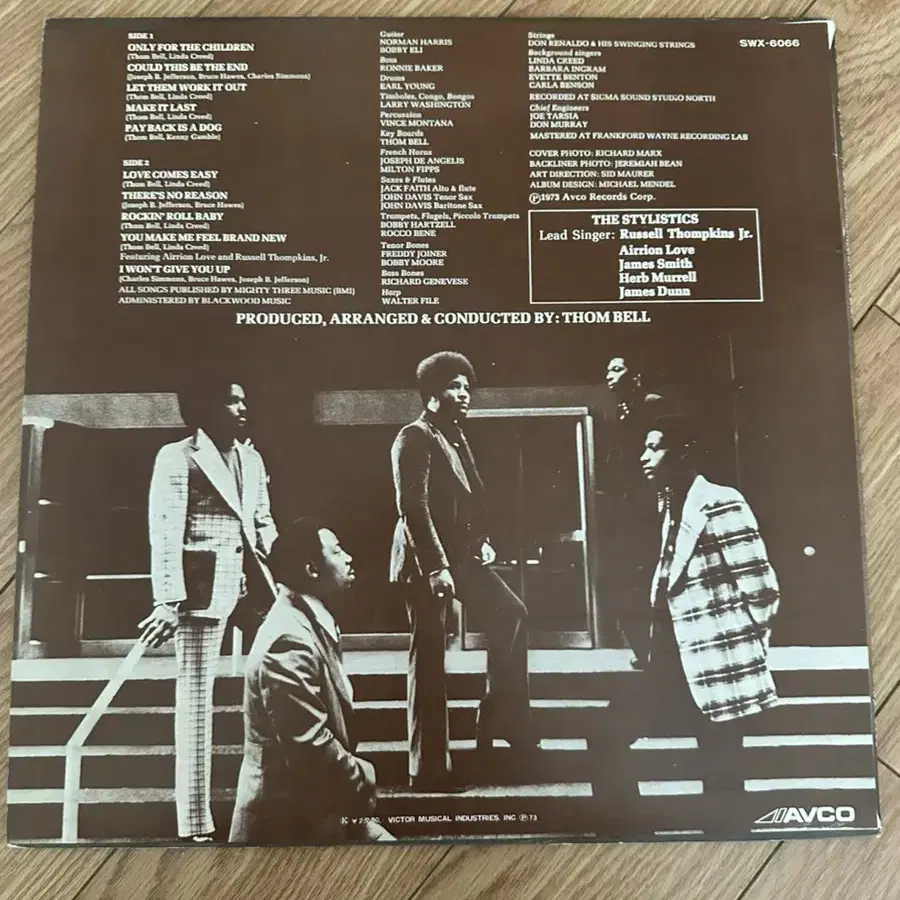 THE STYLISTICS LP *레코드 상태 최상