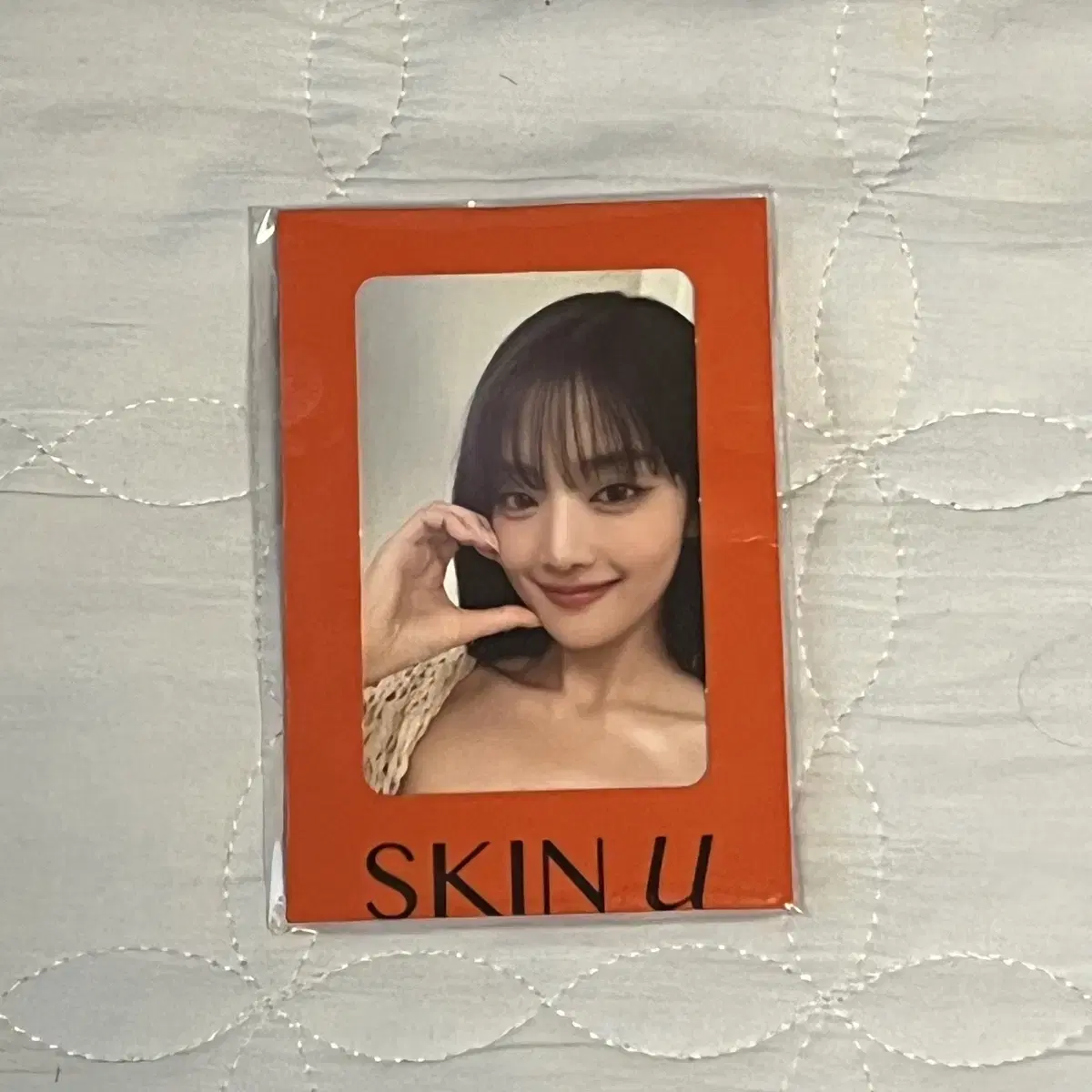 unsealed) idle minnie SkinU Photocard