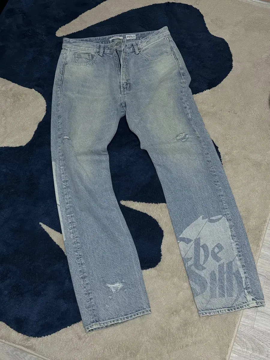 itty bitty laser washed denim 33