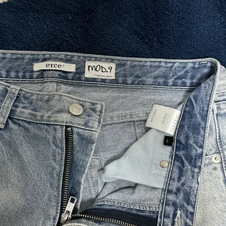 이티씨이 LASER WASHED DENIM 33