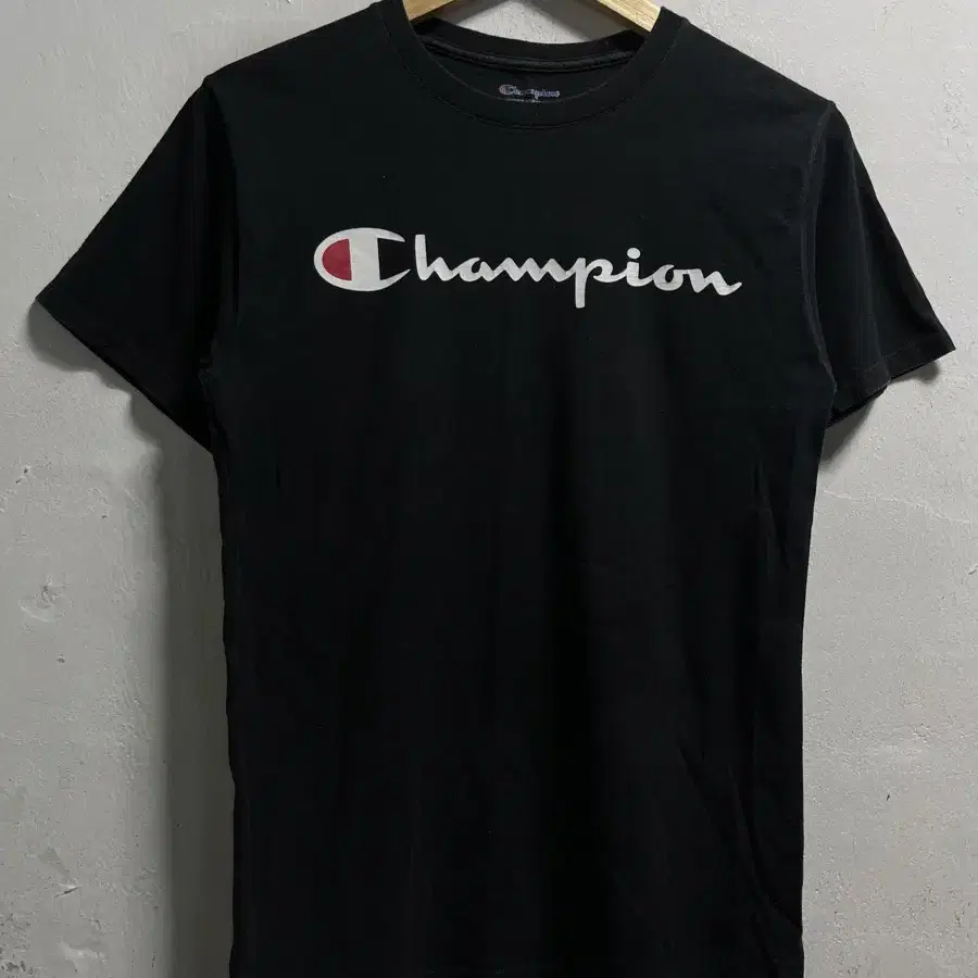 90-95 Champion 챔피온 레터링 빅로고 프린팅 반팔 티셔츠 정품