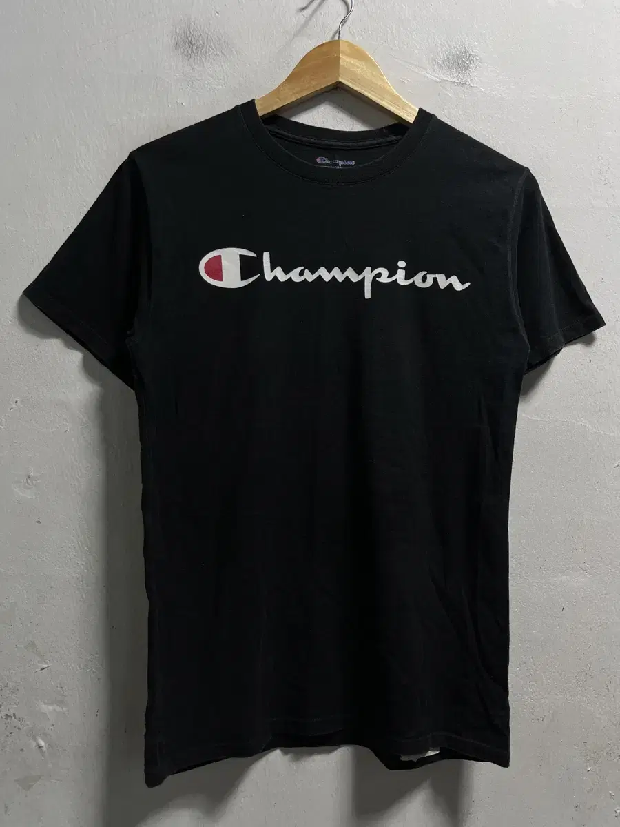 90-95 Champion 챔피온 레터링 빅로고 프린팅 반팔 티셔츠 정품