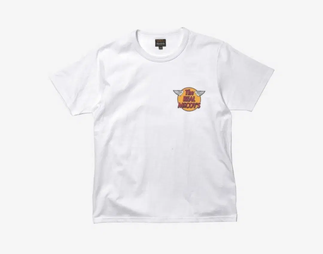 New Arrivals Tacpo L,XL Real McCoy Logo Short Sleeve White T-Shirt Rimac