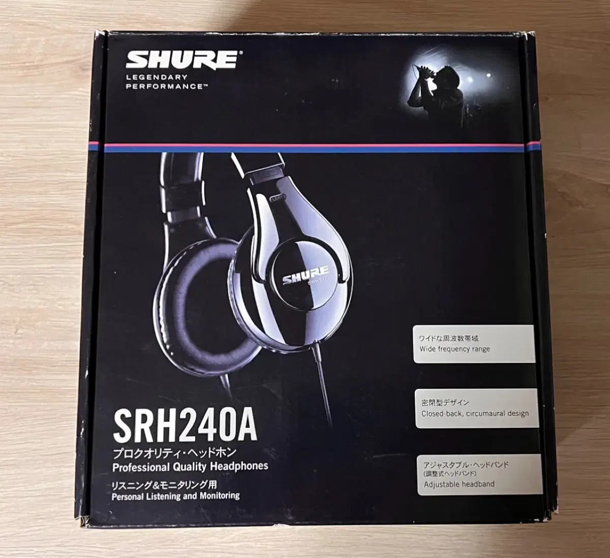 슈어 SHURE SRH240A  헤드폰