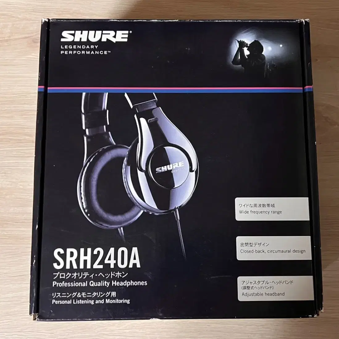 슈어 SHURE SRH240A  헤드폰