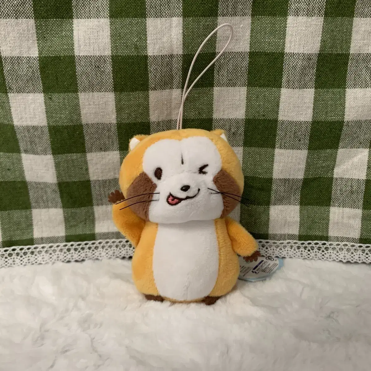 (Bulk) Raccoon Araiguma Rascal Macaroons doll keyring