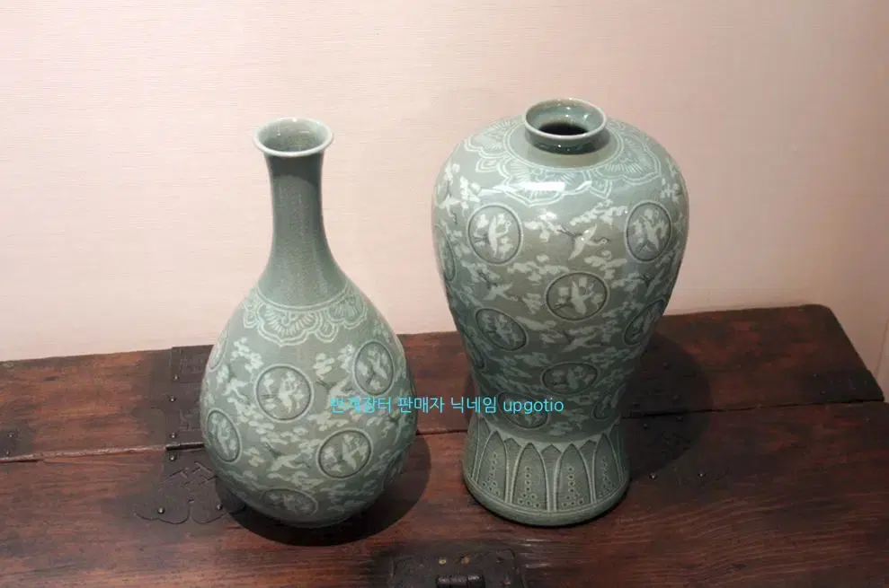 청자 상감청자운학주매병 고려청자 주병 매병 도자기 골동품 공예품 인테리어
