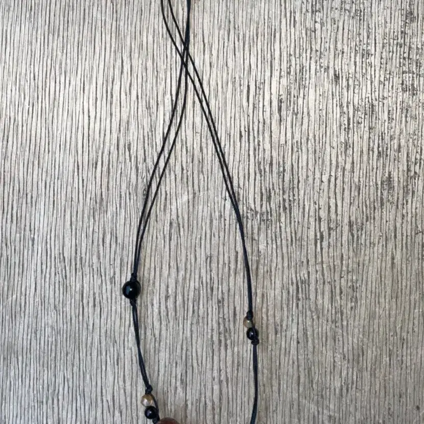 모래하우스 우드 목걸이 wood necklace