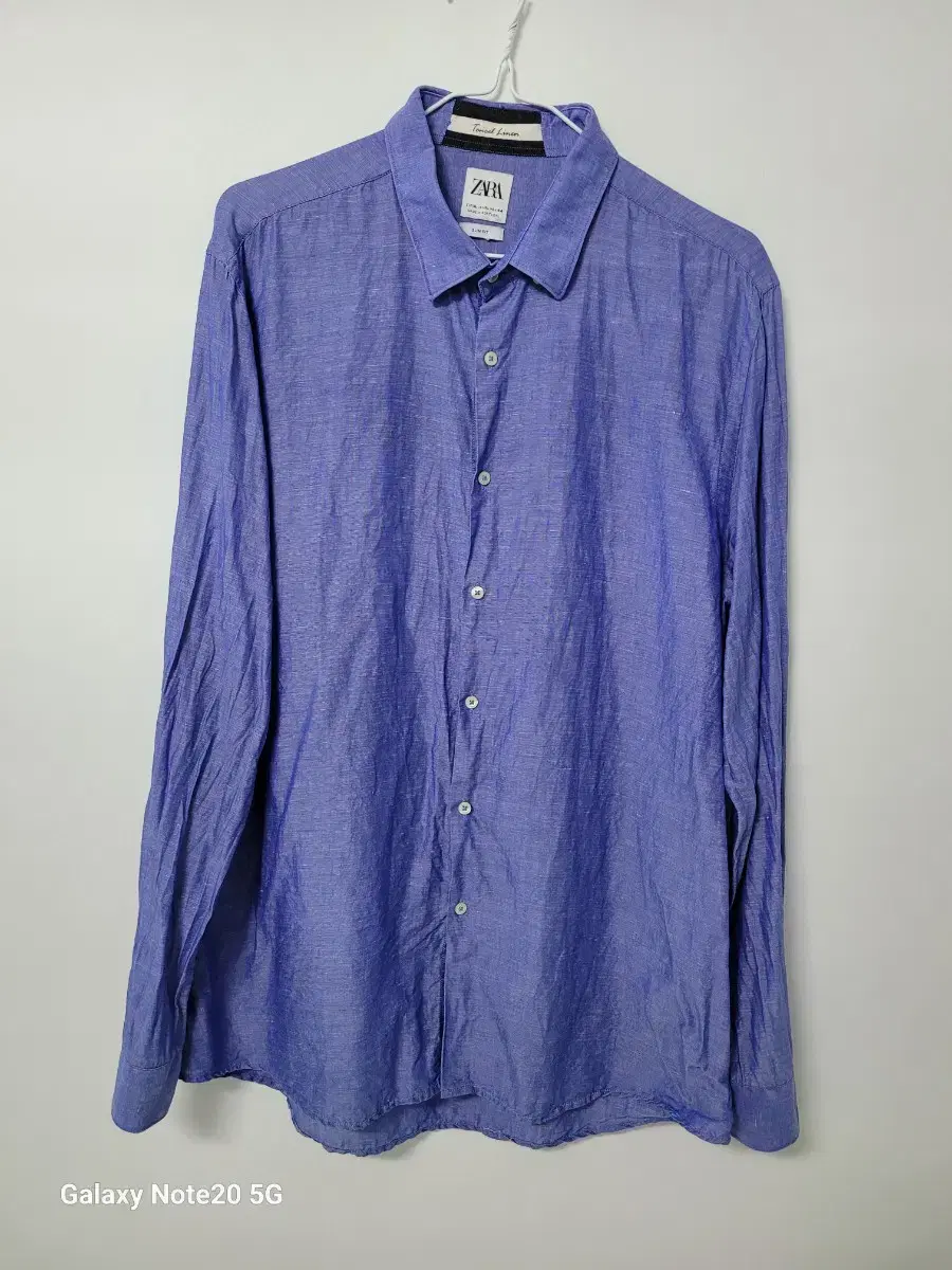 Men's Zara Rio Cell.linen Solid Shirt (100)