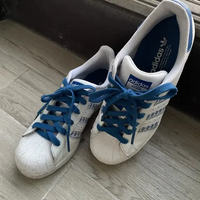 Adidas Superstar Cloud White Lush Blue