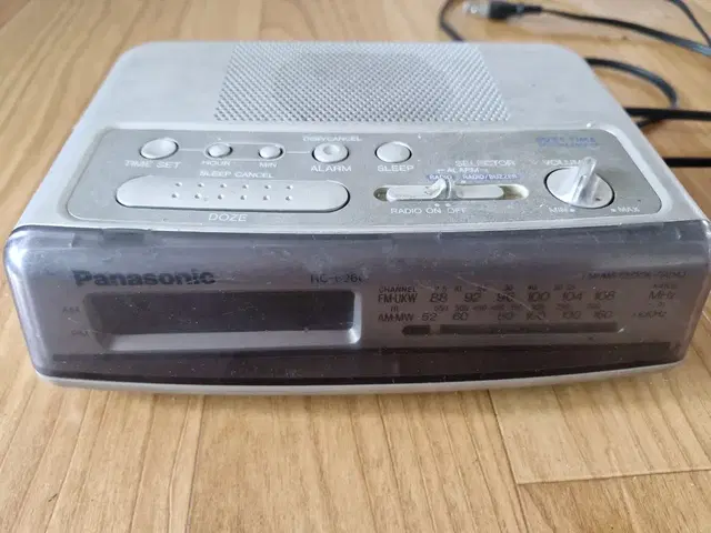 파나소닉 RC-6266 빈티지 라디오 FM/AM Clock Radio