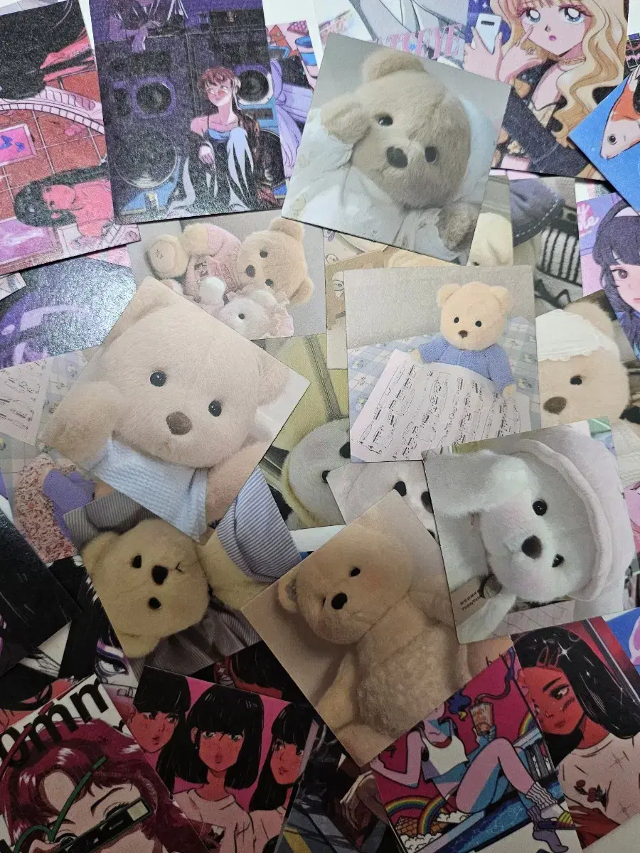 키치, 곰돌이 스티커 50pcs